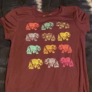 MUDD girls size 12 lucky elephant T-shirt